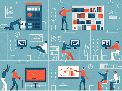 Forbes character design diagram editorial flat graphic illustration infographic office people simple vector