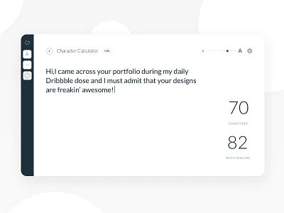 Character Calculator app calculator characters glyph graphics icon illustrations logo minimalism numbers product service studio the glyph typography ui ux web design web design webdesign