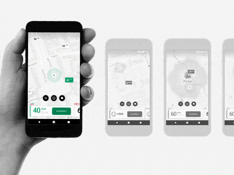Tasks Map UI Showcase ae animation app free freebie gif mobile mockup pack mockups phone mockup ui ux