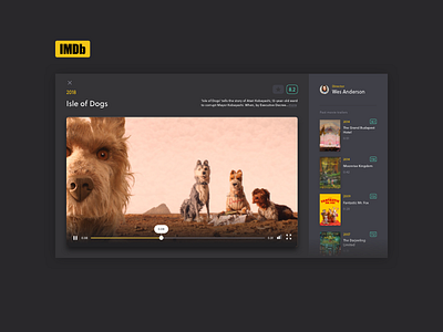 #016 Video Overlay 016 100 days of ui imdb redesign trailer overlay ui