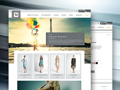Web Design for M-Fashions ecommerce uiux web design web development website website design
