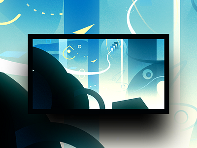 ▲ Lets Make Shapes ▲ | 79 | Abstract affinity designer design glow gradient graphics letsmakeshapes sci fi shape visual