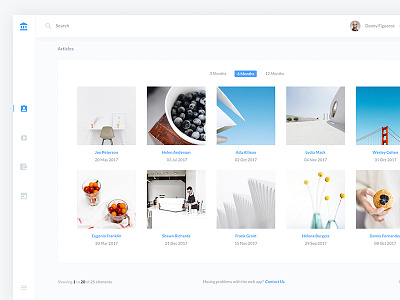 Image Cards UI 2d android app branding clean dashboard design flat mobile ui ux web