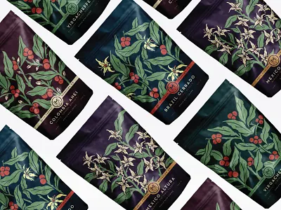 Metz Coffee Roasting Co. Rebrand bag coffee coffee beans cup espresso farmer flower illustration leaves packaging rebrand