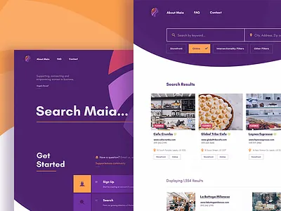 Maia Website Design book bookings design event music schedule website