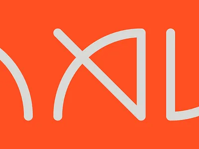 Custom type Navus Ventures custom type font navus navus ventures