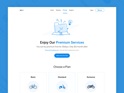 Exploration - Pricing Page b2b design landing page minimal price plan pricing product template ui ux web website
