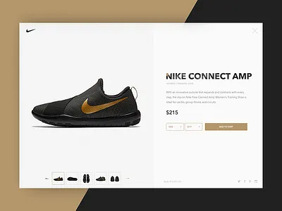 Nike item page clear item nike shop web