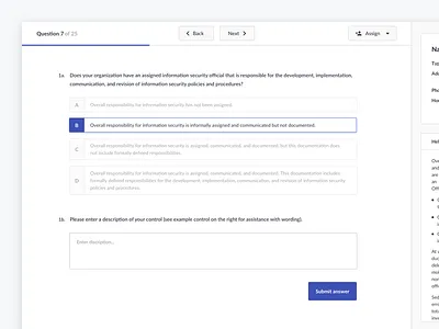 Questions Flow - Compliance Platform hipaa platform questions registration setup