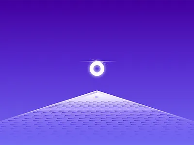 Regal clean color geometric gradient illustration light minimal scale shadow simple sketch vector