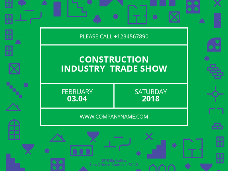 Industry Trade Show | Modern and Creative Templates Suite banner editable flyer poster print promo social media