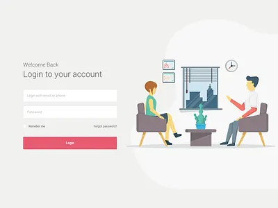 Login Screen for Health Web App admin dashboard form health login medical profile signup ui ux