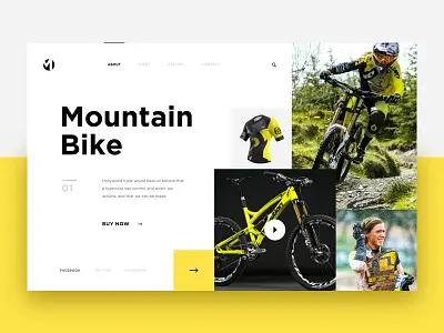 Visual Exploration 4 design exploration header user creative grid home landing page parallax ui ux web