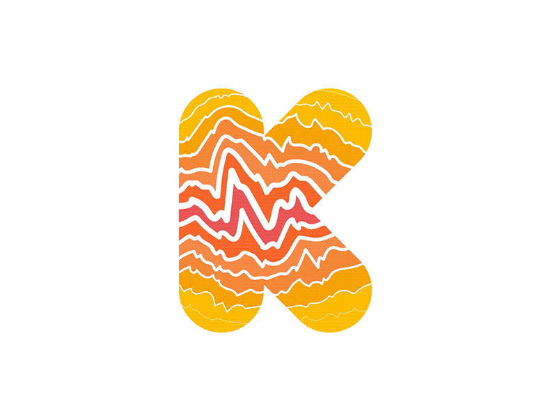 K - 36 Days of Type 36 days of type gif k lettering typography