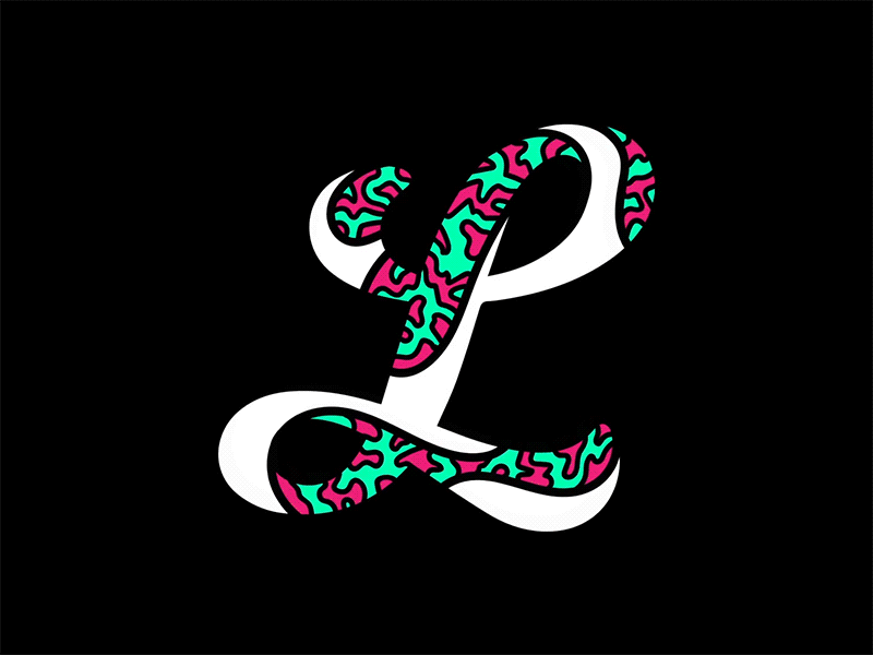 L - 36 Days of Type 36 days of type gif l lettering typography