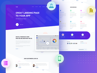 Landing Page clean design customer service homepage inspiration inspirational landing ui ux wesite
