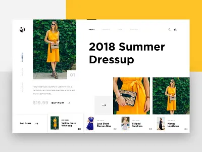 Visual Exploration 8 clean design ecommerce header interface landing page shop trendy ui visual exploration