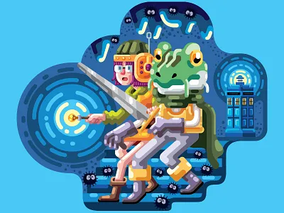 Chrono Trigger - Liferay animation character design character study editorial illustration editorial illustrationign illo illustration