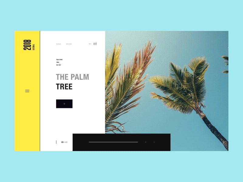 2018 Editorial brand design inspiration interaction lookbook motion portfolio transition ui