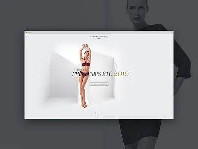 Simone Perele redesign art fashion feminity ui underwear ux webdesign website woman