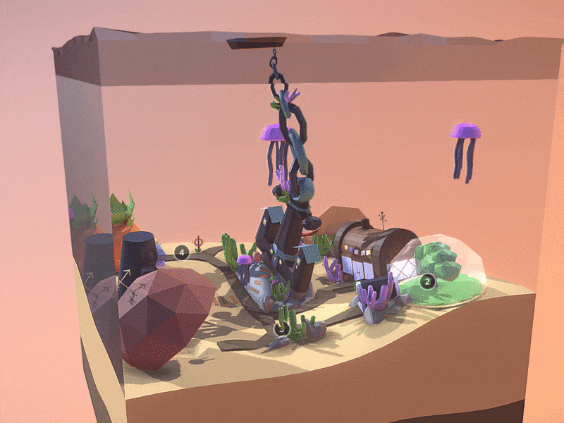 Sponge bob city - 3D blender animation 3d animation blender bob city ocean sketchfab sponge