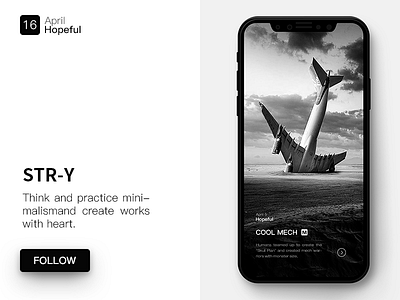 Daily UI #038 app design light minimalist simple ui ux