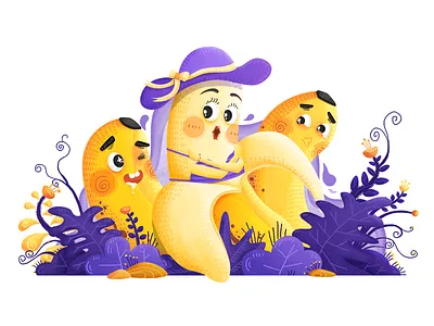 Fruits and vegetables-Banana banana fruit illustration vegetables