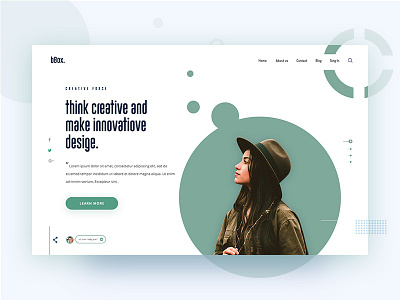bBOX Creative Force anup anupdeb bbox creative design gradient header landing oogle typography ui ux