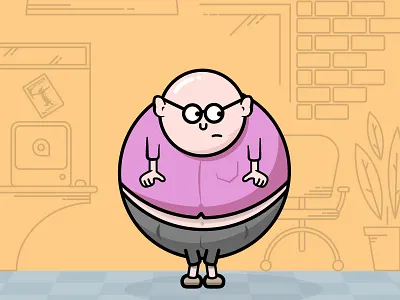 I Wore Pink Today—My Confidence Is Through the Roof character confidence flat design illustration pink