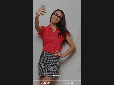 Fashom android animation app application fashion gif ios ui ux