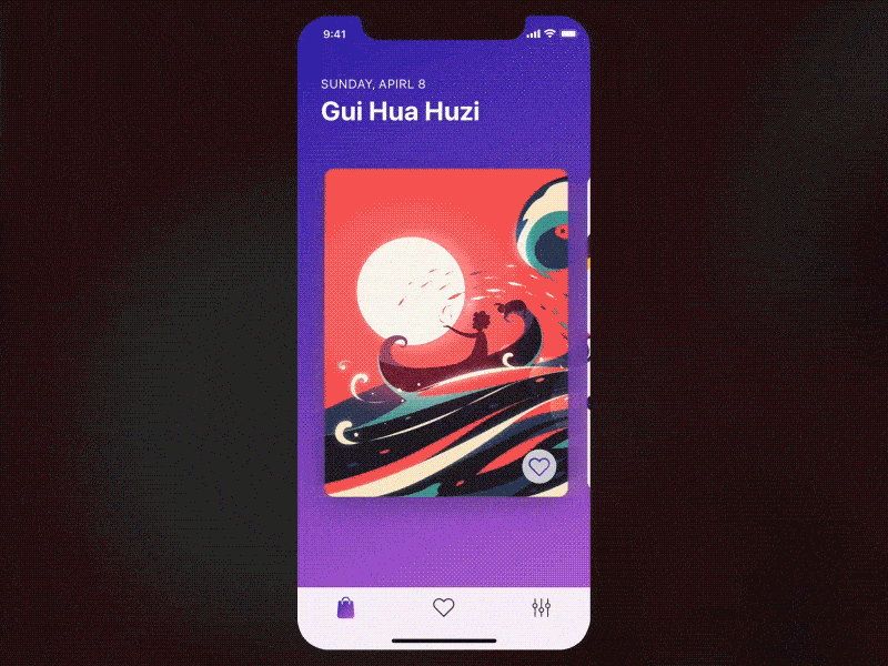 Micro Interaction - GDB Gallery - Tap the Like