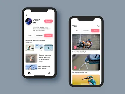 Viedo application dashboard design interface ios material player radio station ui user