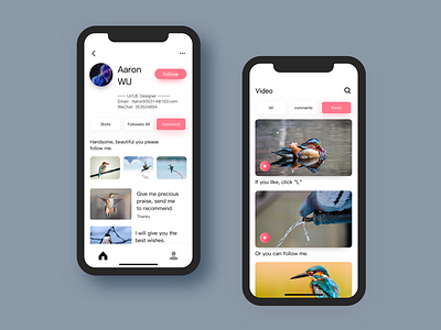 Viedo application dashboard design interface ios material player radio station ui user