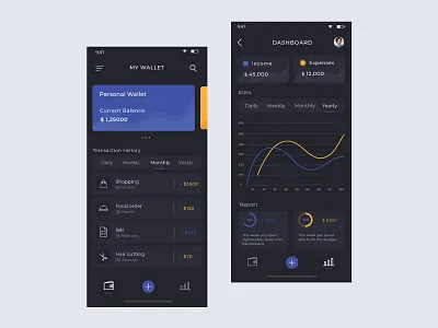 Personal Wallet App daily ui daily ui challenge mobile app mobile app design personal wallet app ui user interface user interface design ux wallet app wallet app design