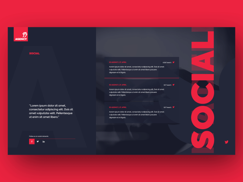 Agency Website FREE PSD Template (Part 2/2) agency design digital free free psd freebie giveaway psd template ui ux website