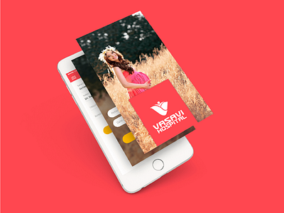 Vasavi Mobile app colourpalette creativehub designs mobileapp pregnancyapp project screens ui ux vasavihospital