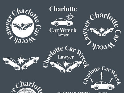 CC Wreck logos badge design drawn flat hand logo typography vintage