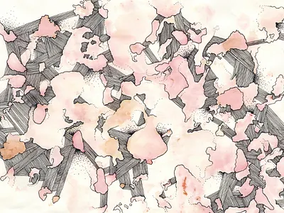 Maps fine tip illustration marker texture watercolour