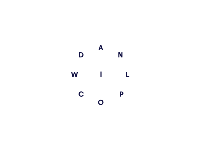 Clock Designer Branding art branding clock gif kinetic letters logo mark wilcop