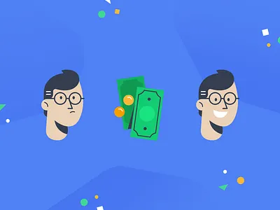 Icon Set coin colors head icon illustration line man minimal money people vector web ui ux