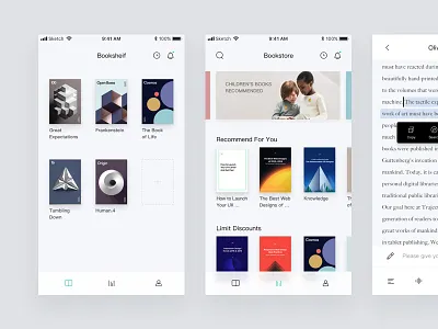 Reading App app books flat read reading