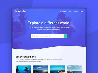 Discover Diving diving explore home