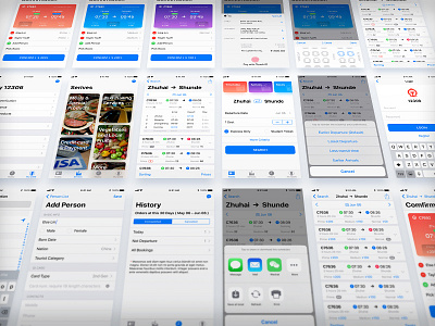 12306 App Revamp 12306 app ios revamp sketch