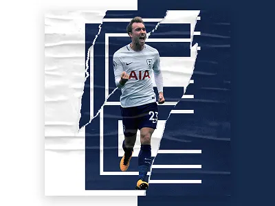 36 Days of Type letter E 36 c christian days eriksen football footwalls hotspurs of spurs tottenham type