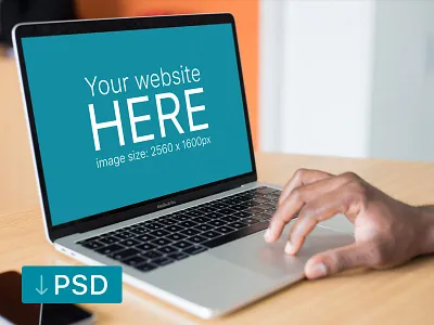Mockup Of A Person Working On Macbook Pro apple free high resolution macbook mock up mockup photorealistic photoshop psd workspace