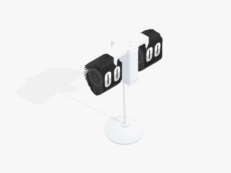 Flip Clock animation