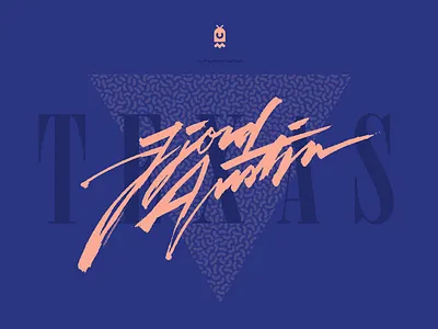 Brush Script austin brush hand made script texas typography