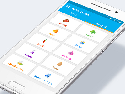 Pantau Pasar Android Mobile App Design 1/3 app mobile comodities fruit market material design price app ui uidesign user interface