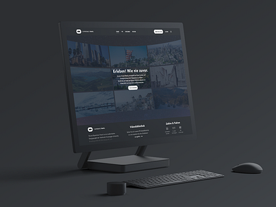 Oculus Rift VR for Travel Agencies black design mockup modern oculus screendesign surfacestudio travel ui vr webdesign