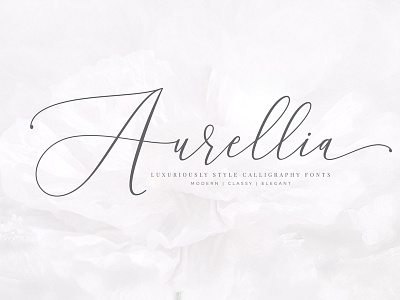 Aurellia Script Classy Fonts branding calligraphy calligraphy font chic classy classy font font modern calligraphy script script classy font signature fonts wedding fonts